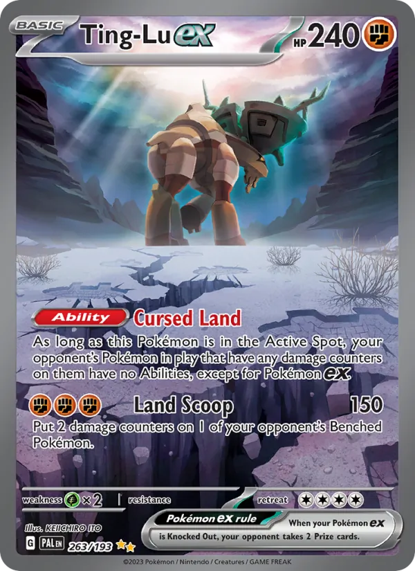 Ting-Lu ex - Paldea Evolved Pokemon Card