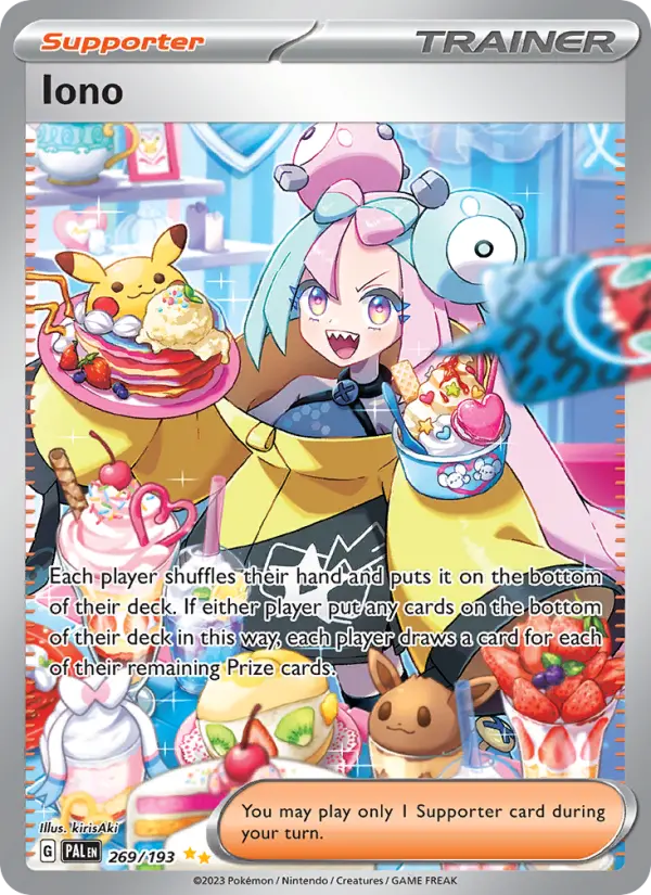 Iono - Paldea Evolved Pokemon Card