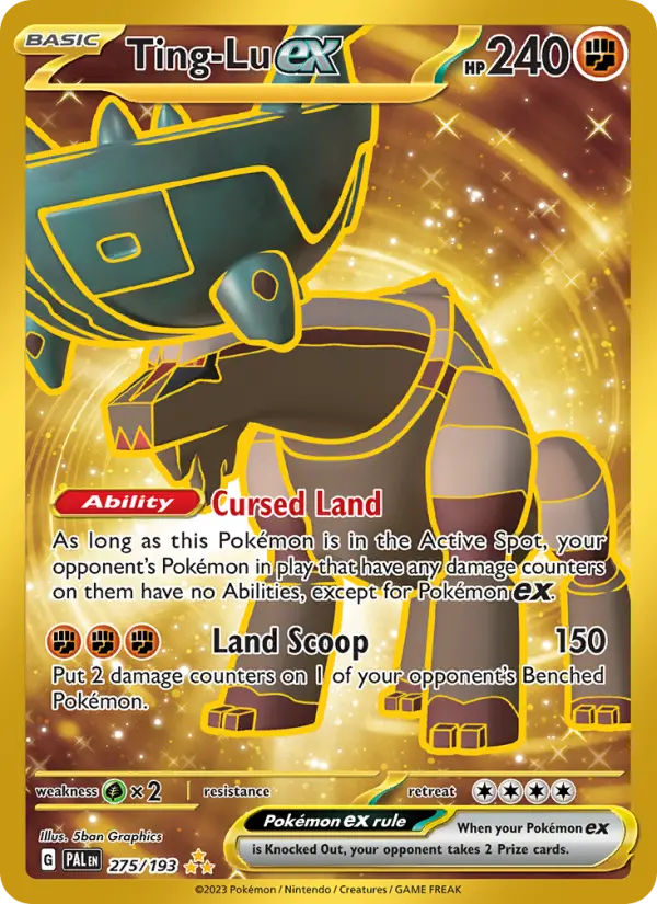 Ting-Lu ex - Paldea Evolved Pokemon Card