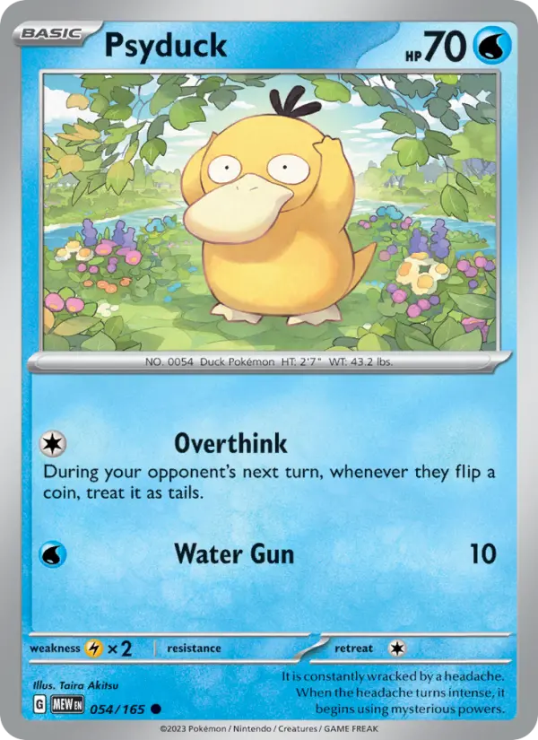 Psyduck - 151 Pokemon Card