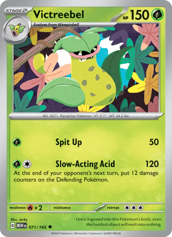 Victreebel - 151 Pokemon Card