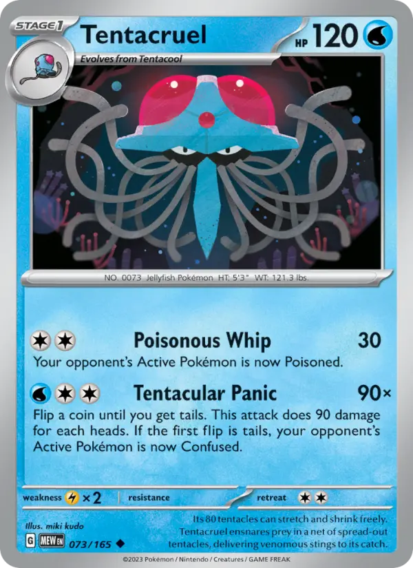 Tentacruel - 151 Pokemon Card