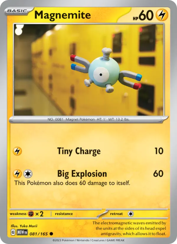 Magnemite - 151 Pokemon Card