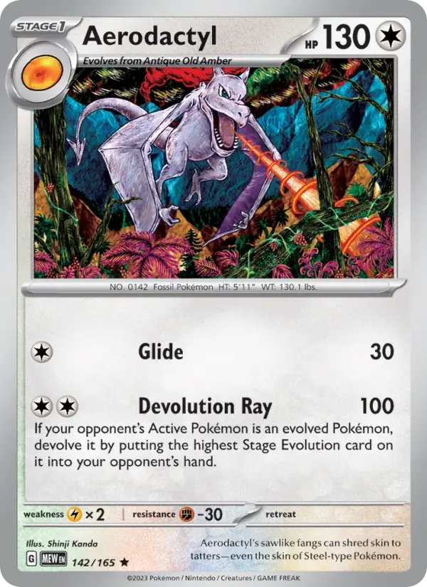 Aerodactyl - 151 Pokemon Card