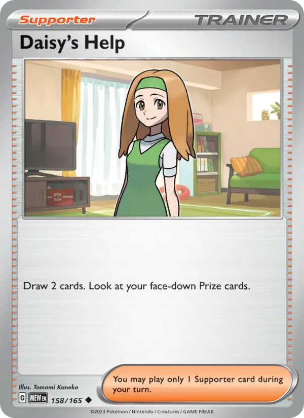 Daisy's Help - 151 Pokemon Card