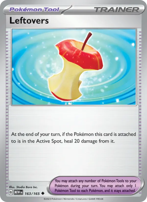 Leftovers - 151 Pokemon Card