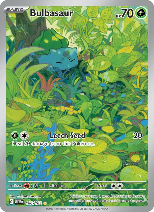 Bulbasaur - 151 Pokemon Card