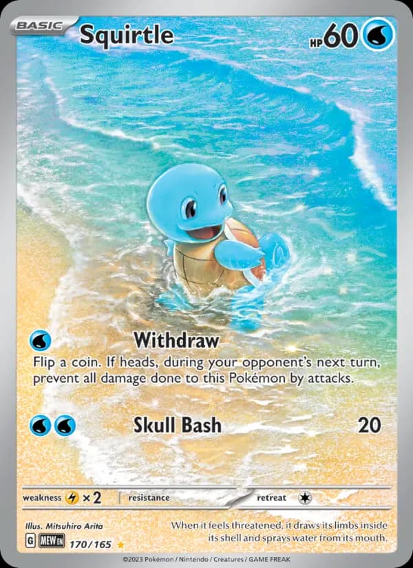 Squirtle - 151 Pokemon Card