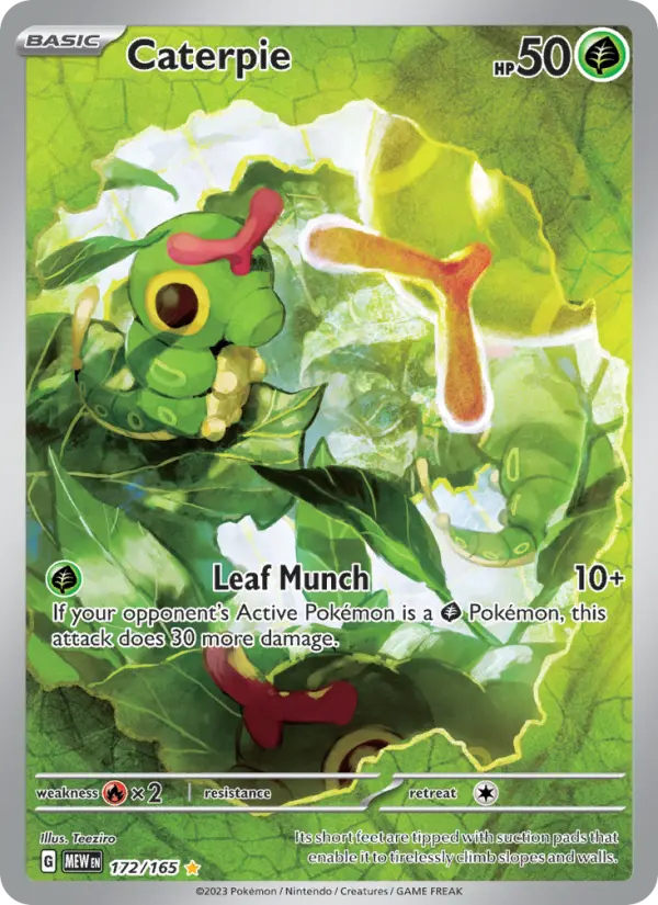 Caterpie - 151 Pokemon Card