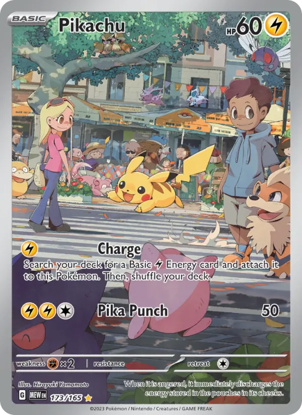 Pikachu - 151 Pokemon Card