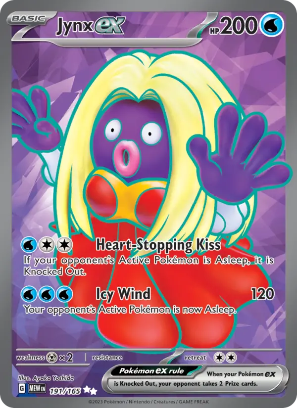 Jynx ex - 151 Pokemon Card