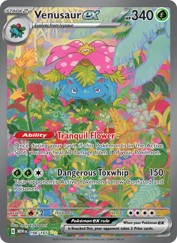 Venusaur ex - 151 Pokemon Card