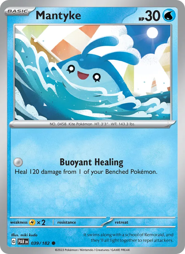 Mantyke - Paradox Rift Pokemon Card