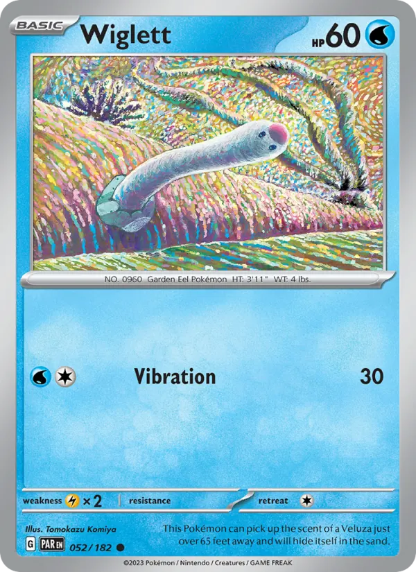 Wiglett - Paradox Rift Pokemon Card