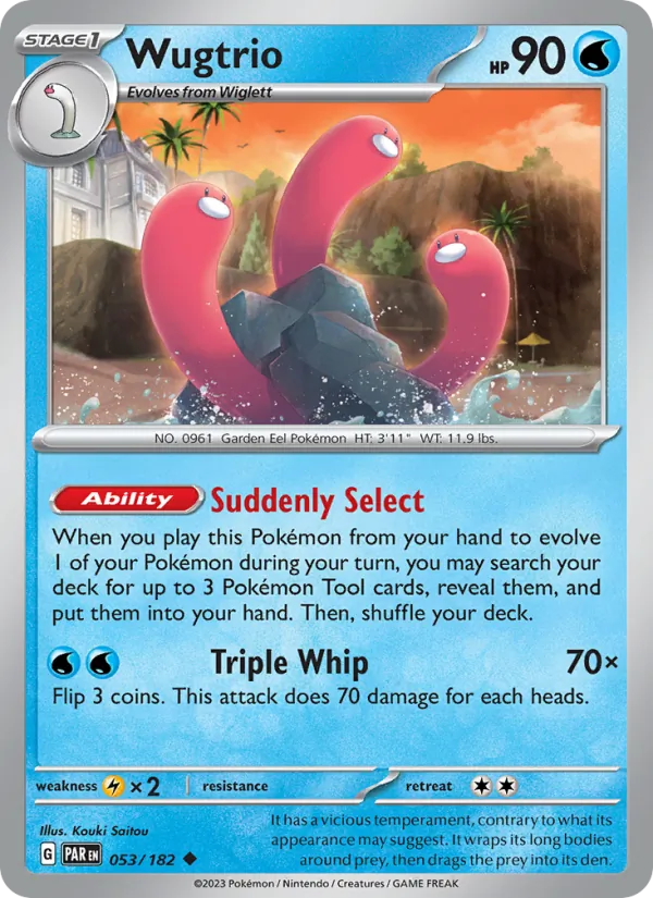 Wugtrio - Paradox Rift Pokemon Card