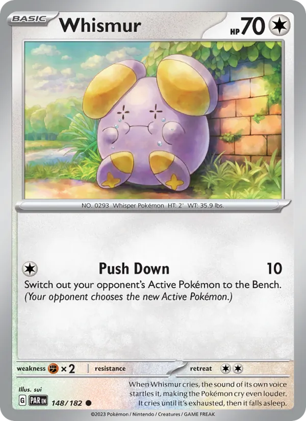Whismur - Paradox Rift Pokemon Card