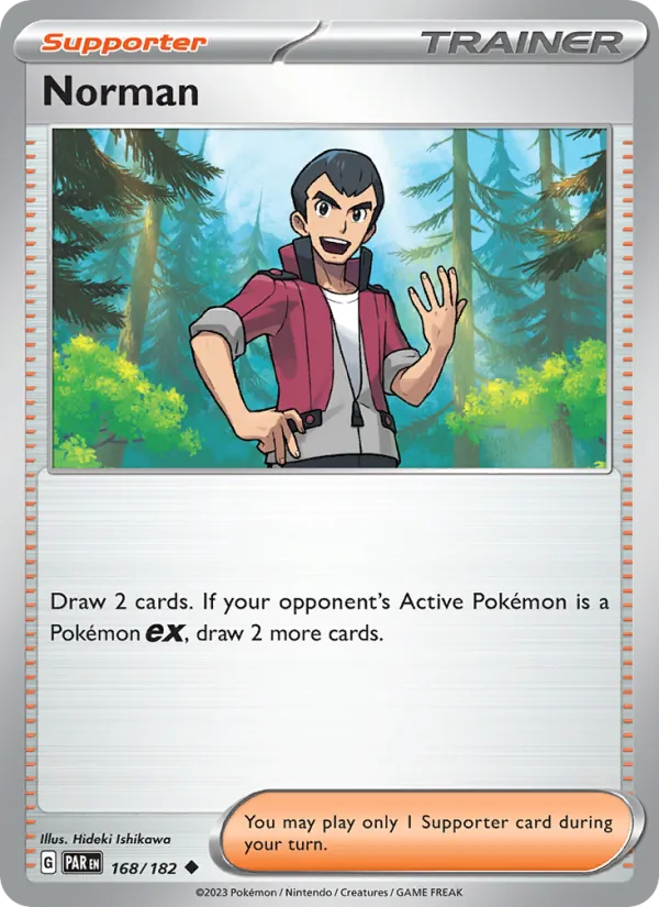 Norman - Paradox Rift Pokemon Card