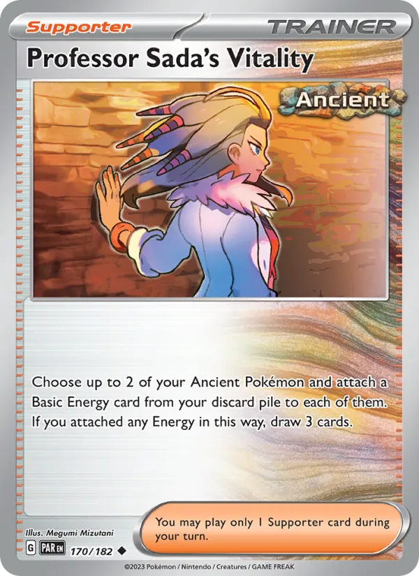 Professor Sada's Vitality - Paradox Rift Pokemon Card