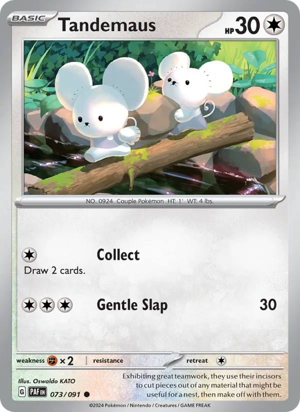 Tandemaus - Paldean Fates Pokemon Card