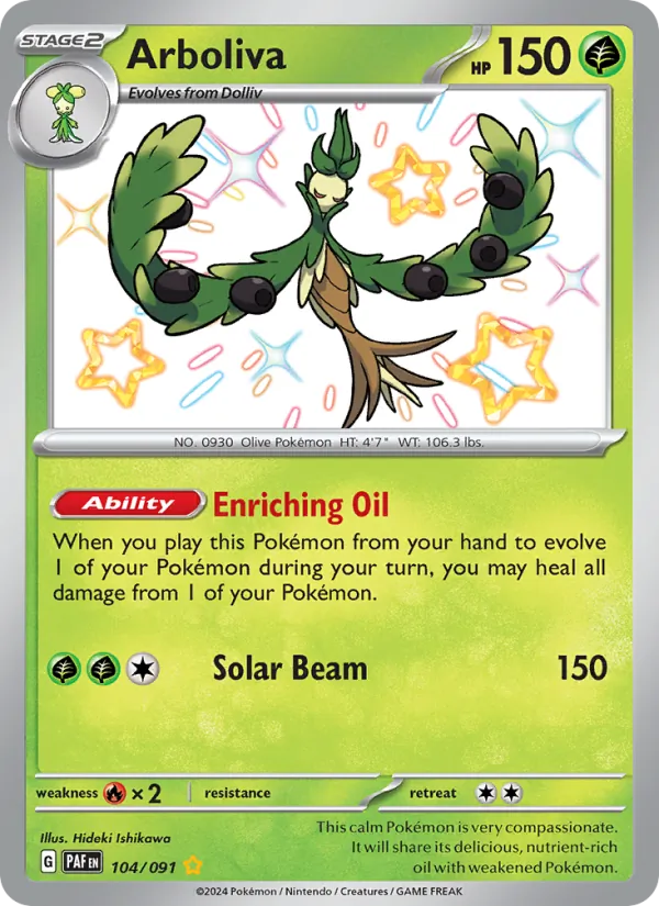 Arboliva - Paldean Fates Pokemon Card