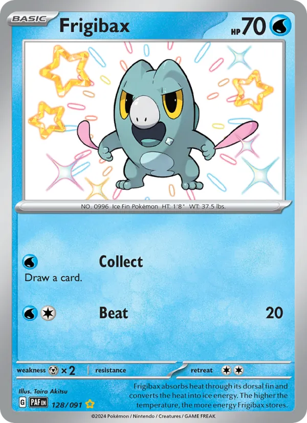 Frigibax - Paldean Fates Pokemon Card