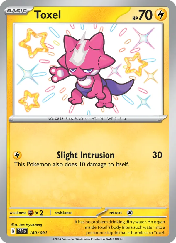 Toxel - Paldean Fates Pokemon Card