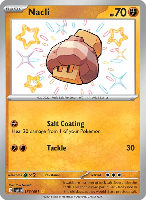 Nacli - Paldean Fates Pokemon Card
