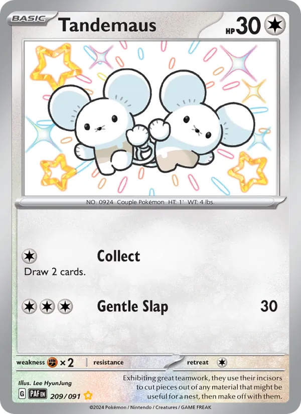 Tandemaus - Paldean Fates Pokemon Card