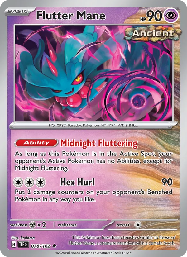 Flutter Mane - Temporal Forces Pokemon Card