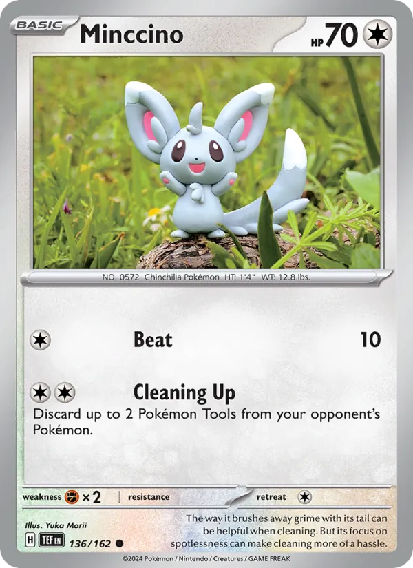 Minccino - Temporal Forces Pokemon Card