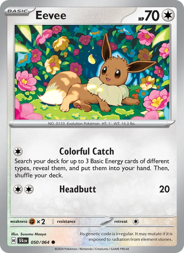 Eevee - Shrouded Fable Pokemon Card