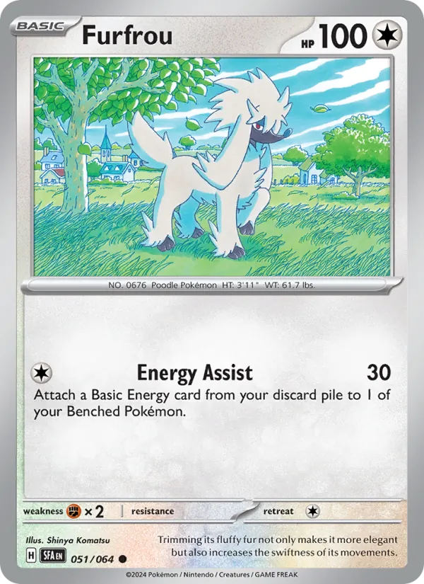 Furfrou - Shrouded Fable Pokemon Card