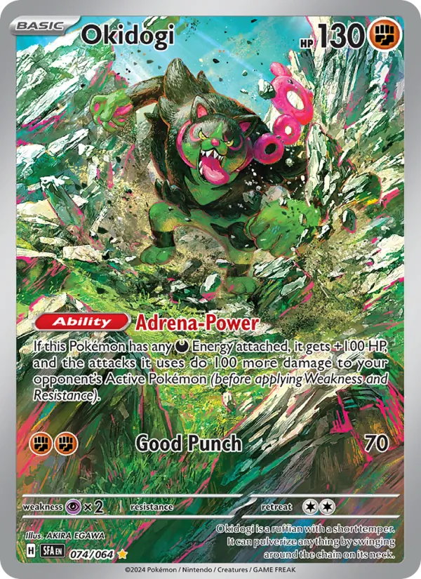 Okidogi - Shrouded Fable Pokemon Card