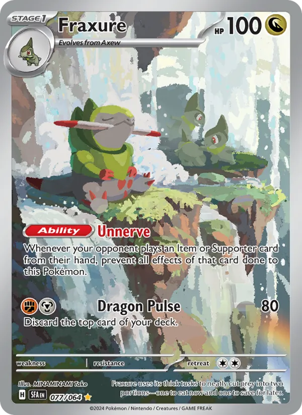 Fraxure - Shrouded Fable Pokemon Card