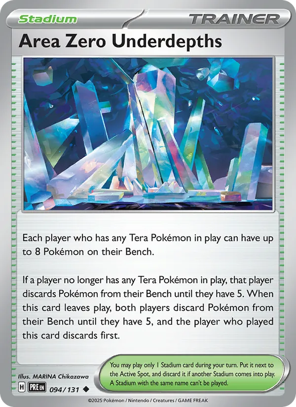 Area Zero Underdepths - Prismatic Evolutions Pokemon Card