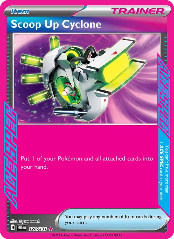 Scoop Up Cyclone - Prismatic Evolutions Pokemon Card