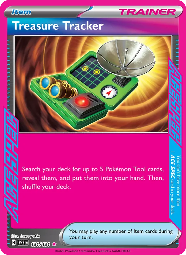 Treasure Tracker - Prismatic Evolutions Pokemon Card