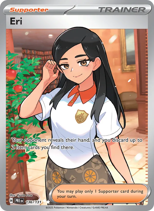Eri - Prismatic Evolutions Pokemon Card