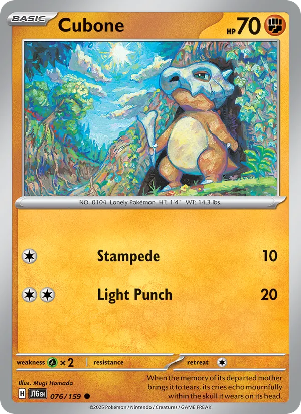 Cubone - Journey Together Pokemon Card