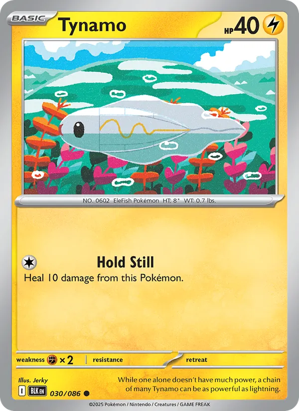 Tynamo - Black Bolt Pokemon Card