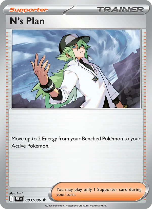 N's Plan - Black Bolt Pokemon Card