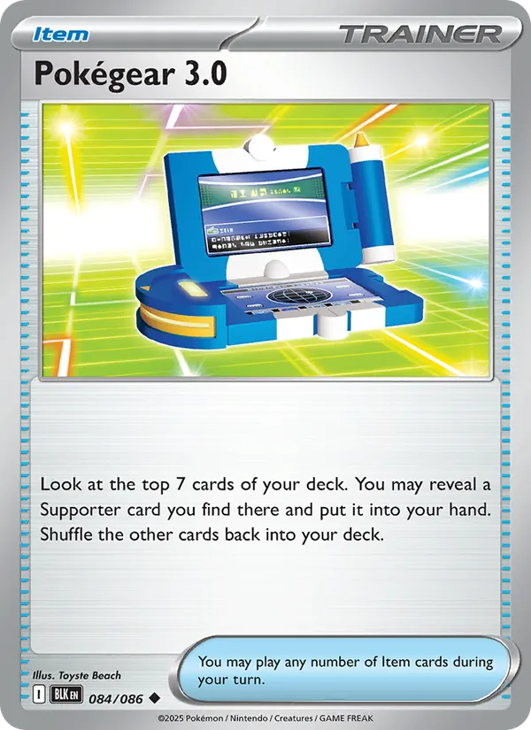 Pokégear 3.0 - Black Bolt Pokemon Card