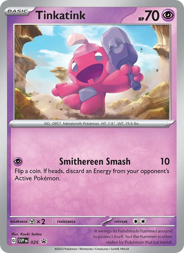 Tinkatink - SVP Black Star Promos Pokemon Card