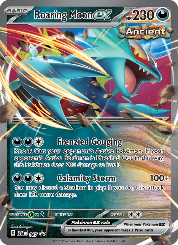 Roaring Moon ex - SVP Black Star Promos Pokemon Card