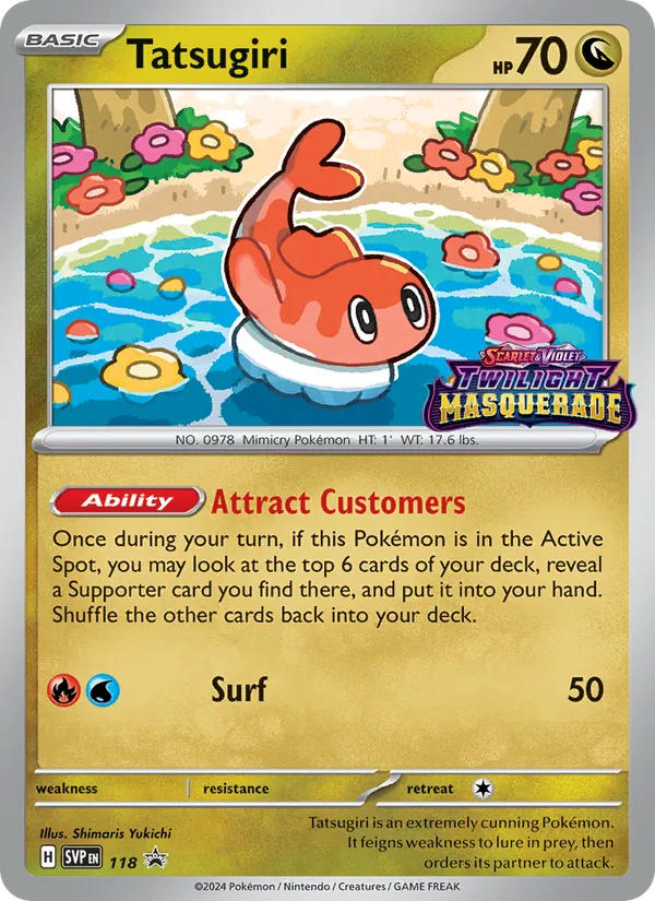 Tatsugiri - SVP Black Star Promos Pokemon Card