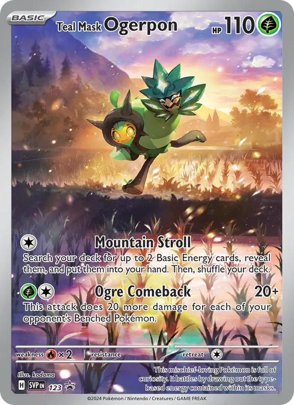 Teal Mask Ogerpon - SVP Black Star Promos Pokemon Card