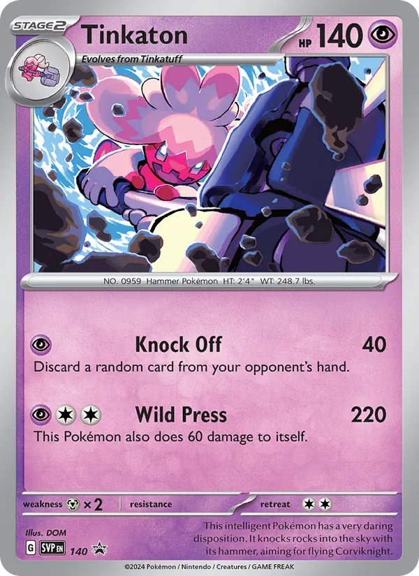 Tinkaton - SVP Black Star Promos Pokemon Card