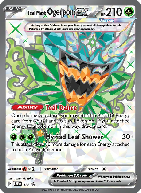 Teal Mask Ogerpon ex - SVP Black Star Promos Pokemon Card
