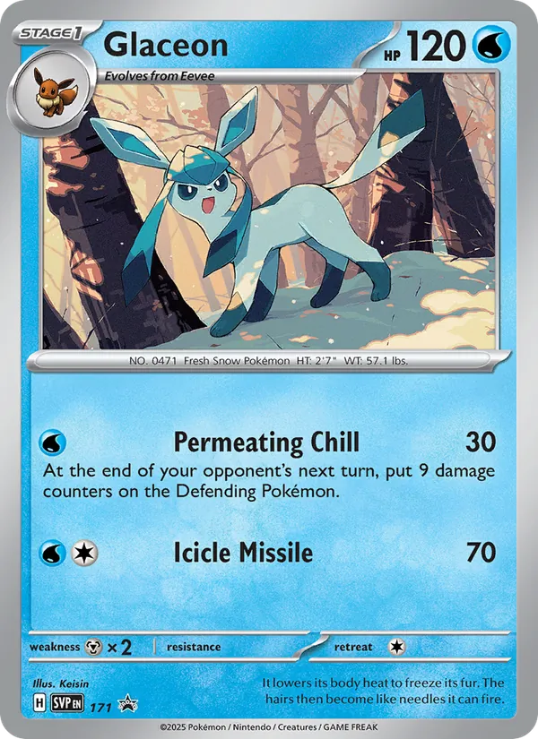Glaceon - SVP Black Star Promos Pokemon Card