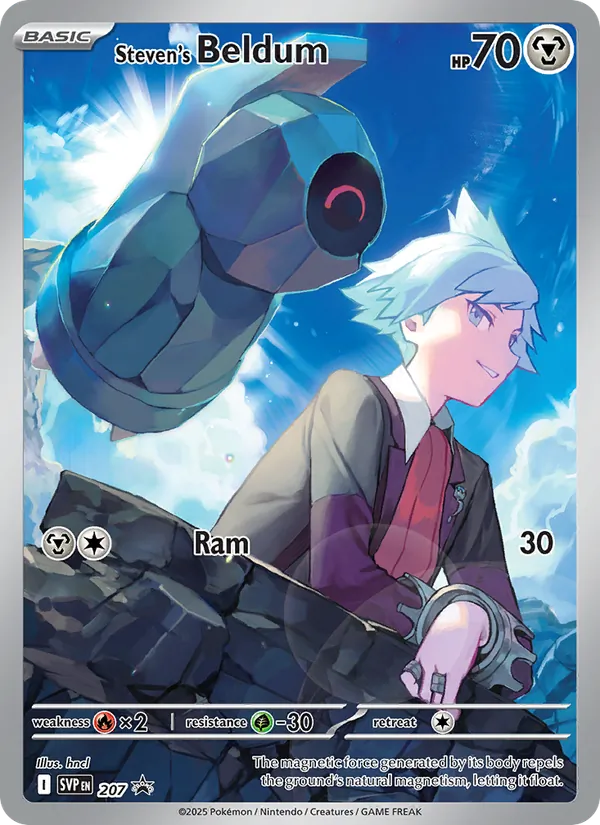 Steven's Beldum - SVP Black Star Promos Pokemon Card